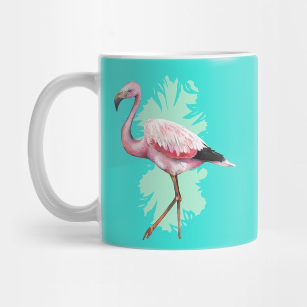 Andean Flamingo by IndiasIllustrations